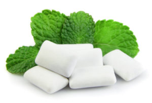 Chewing gum contains xylitol